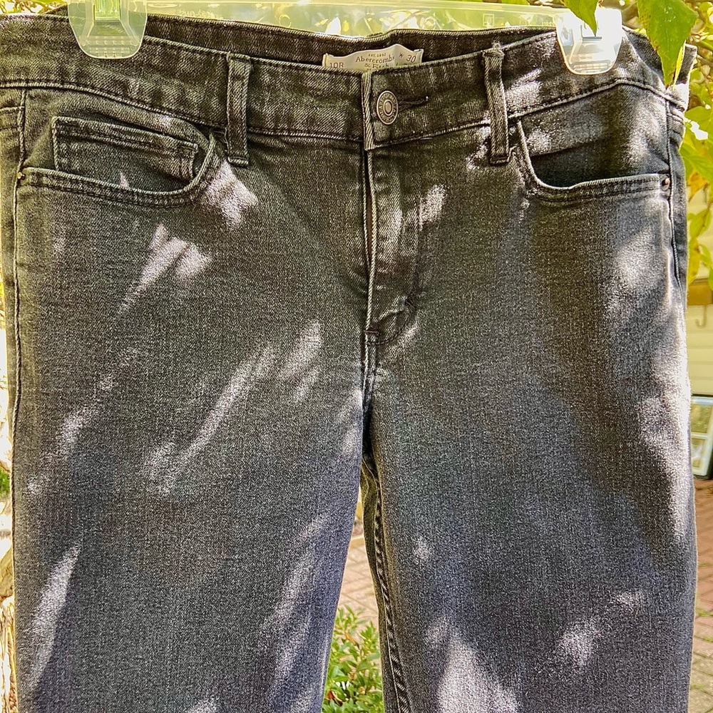 Abercrombie and Fitch black skinny jeans